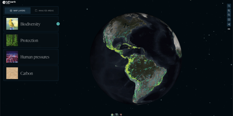 Explore the Half-Earth Project Map.